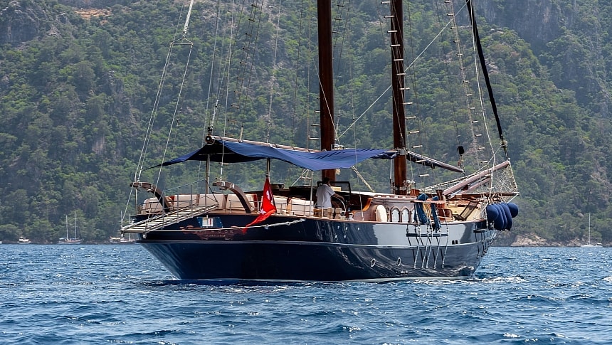 Captain Cook is a 31-year-old yacht that was recently restored