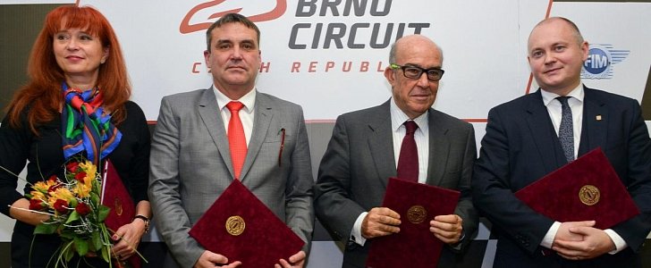 Dorna and local authorities in Brno signed a MotoGP contract until 2020