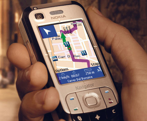 GPS capable mobile phones can now transmit traffic data
