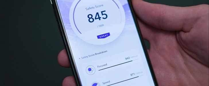 The system will calculate a score based on the driving style