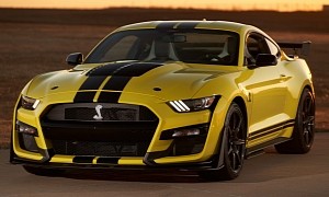 Grab This Yellow Ford Mustang Shelby GT500, Make It Your Nightcap