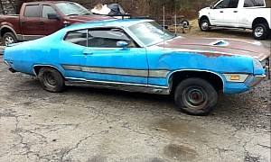 Grabber Blue 1971 Ford Torino GT Emerges With a Strong Desire for a Complete Restoration