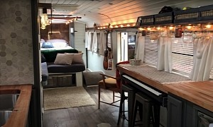 Grad Student Turns a School Bus Into a Bohemian Dream House on Wheels for Just $10,000