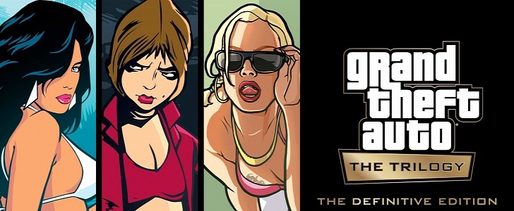Grand Theft Auto: The Trilogy - The Definitive Edition key art