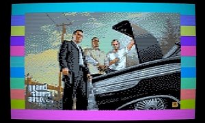 Grand Theft Auto V Reimagined as 8-Bit Retro Version