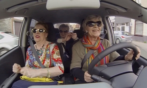 Grandmas Keep Calm and Carry On Swaging in Mitsubishi i EV