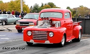 Grandpa's “Bad Apple” Show-Quality 1948 Ford F1 Truck Blows Rivals at the Track