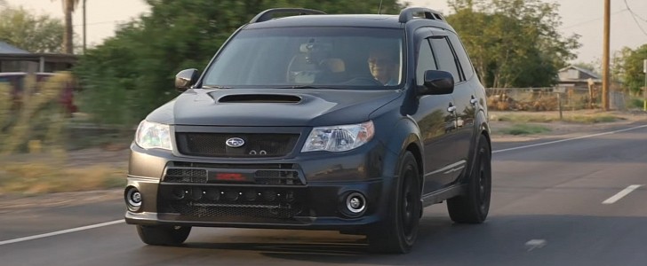 Grandpa's Supercharged LSA V8 Subaru Forester on That Racing Channel