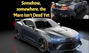 Graphic Designer Ignores Death Knell, Presents a Glorious 2025 Chevy Camaro SS