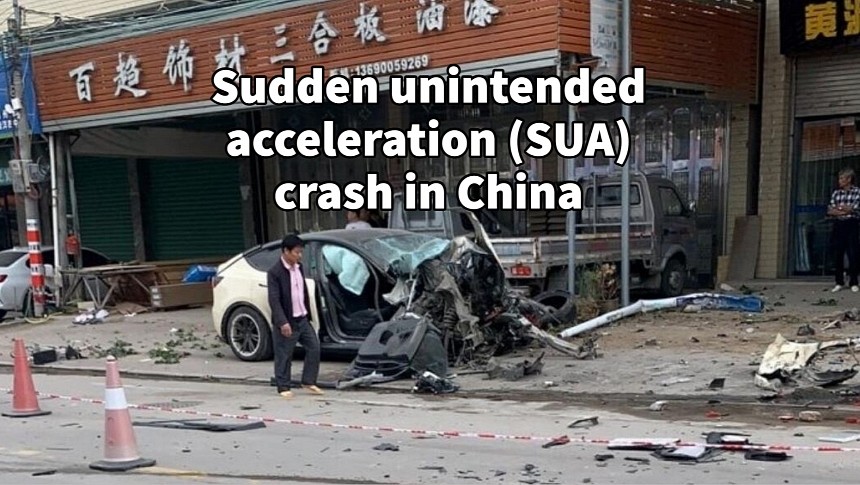 Sudden unintended acceleration event ended badly in China