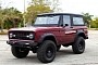 Green 1970 Ford Bronco Goes Metallic Red to Hide Coyote Engine, Big Upgrades