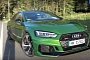 Green 2018 Audi RS5 Gets Walkaround, Is Maxed Out on Autobahn