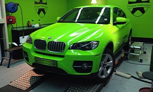 Green BMW X6 Looks Like the Hulk