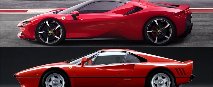 Ferrari 288 GTO and SF90 Stradale