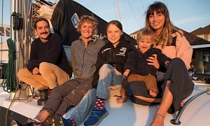 Greta Thunberg Hitches a Ride on a Catamaran, Destination Spain
