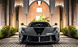 Grey and Black LaFerrari Is Your Conservatively Stand Out in Dubai