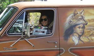 "Grey's Anatomy" Star Kate Walsh Films in a Dodge Tradesman 200