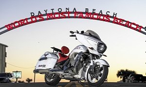 Grizzly Starts New Round-the-World Record Attempt at Daytona Bike Week