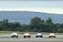 GT-R, 911 Turbo S, R8 V10 Plus, and 570S Meet in the Mother of Drag Races