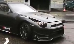 GT-R Loses Its Headlights to Make Room for Turbos, Becomes Sinister Racecar