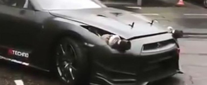 Nissan GT-R Loses Its Headlights to Make Room for Turbos