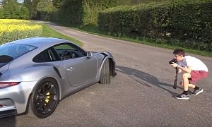 GT Silver Porsche 911 GT3 RS Photoshoot Takes Us Behind the Scenes