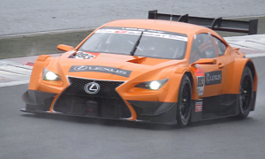 GT500 Lexus LF-CC Tested on the Track