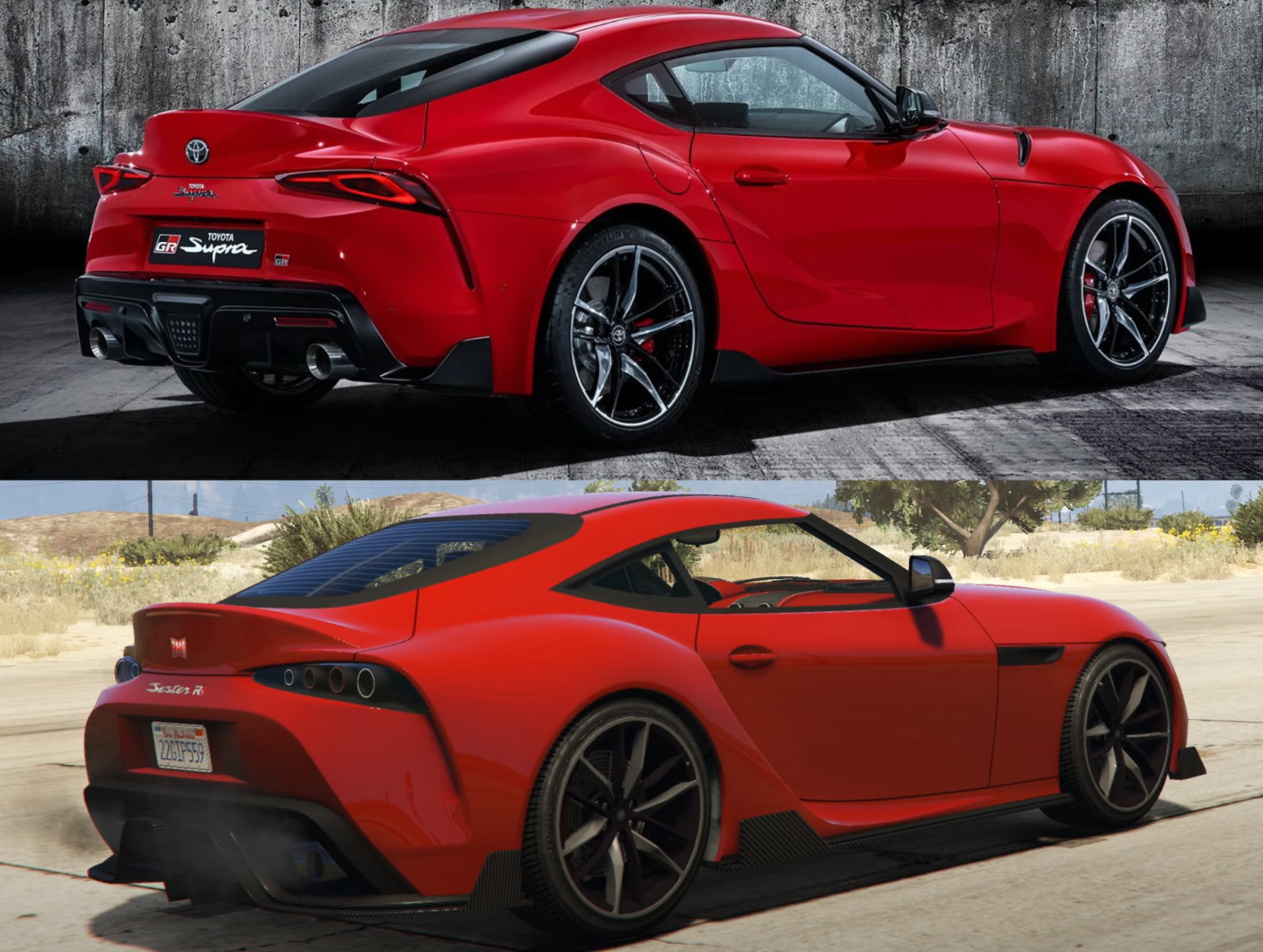 brand Peru daarna GTA Online LS Tuners Cars Compared to Real Models, Toyota Supra Is Spot On  - autoevolution