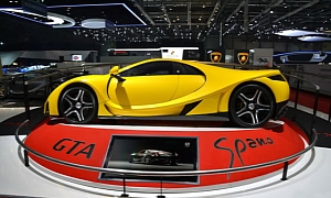GTA Spano Receives Flashy Geneva Presentation