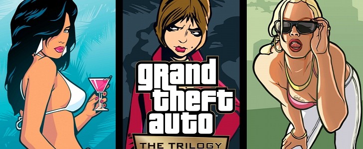 GTA: The Trilogy – The Definitive Edition key art