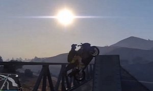 GTA V and the Fun of Riding a Bike in the Wrong Places – Video