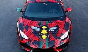 Gucci Lamborghini Huracan Wrap is All About The Swag