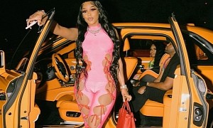 Gucci Mane's Wife Shows Off Her Rolls-Royce Cullinan, It's Orange All Over