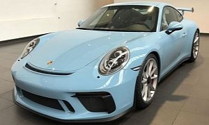 Gulf Blue 2018 Porsche 911 GT3 Is a Shining Star