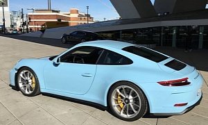 Gulf Blue 2018 Porsche 911 GT3 Touring Package Is a Sight for Sore Eyes