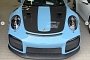 Gulf Blue Porsche 911 GT2 RS Comes with "Full" Houndstooth Interior