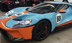 Gulf Livery 2017 Ford GT Is a Le Mans Tribute Wrap
