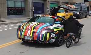 Gumball 3000 2012: Bicycle Powered by AMG V8