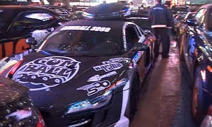 Gumball 3000 2012: Start Grid Tour with All the Cars