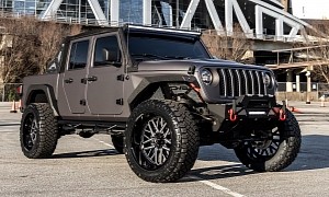Gunmetal Jeep Gladiator RS Edition Rides Lifted on Forgiato Terra 24s Like a Pro