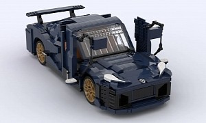 Guy Builds a LEGO Rimac Nevera of 2,000+ Pieces, Nails all the Details of the Hypercar