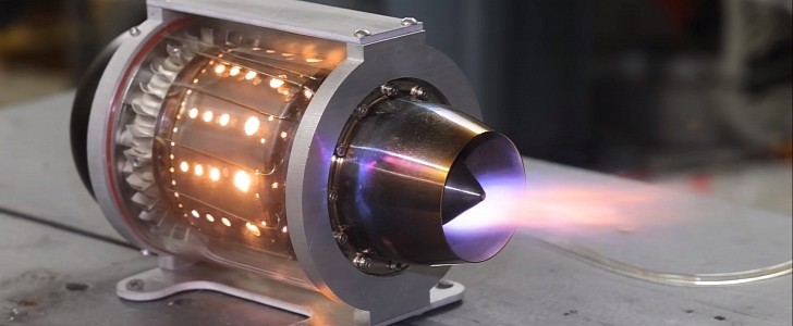 Guy builds a see-through jet engine