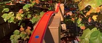Guy Builds DIY Backyard Hot Wheels Track That's 30 Ft High and Takes Three Minutes per Lap