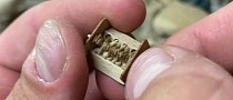 Guy Builds Wooden V8 Engine Smaller Than a Coin, Makes It Run