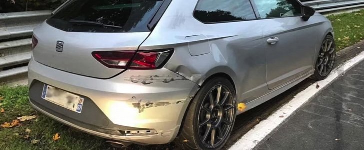 Guy Crashes His Leon Cupra, Says He Loved the 200 Nurburgring Laps of 2017