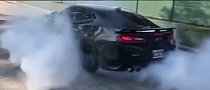 Guy Gets 2017 Camaro ZL1, Tunes It to 750 HP and Does Monster Burnout