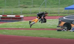 Guy in a Jet Suit Smashes Usain Bolt’s 100 M Record