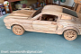 Guy Makes 1967 Ford Mustang GT500 Replica Out of Wood, Toy Has Full Articulation