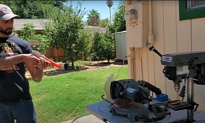 Guy Makes a Wireless Remote Using a Nintendo Zapper; Can Turn On His Drill Press