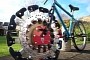 Guy Makes Crazy Wheel Concept With 14 Legs Instead of Tires, It Works